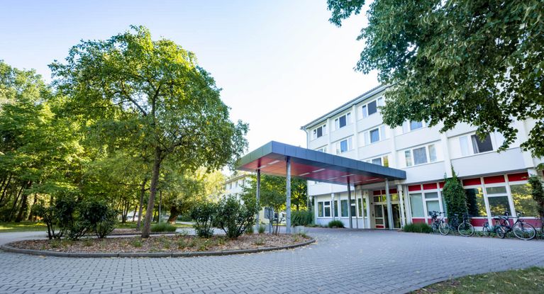 Eingang Reha-Zentrum Spreewald