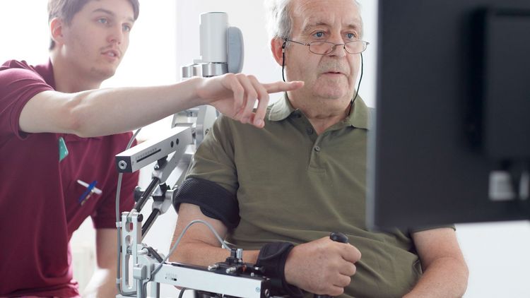Computergestützte Hand-Therapie