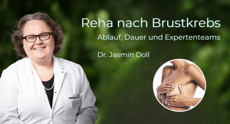 Video Reha nach Brustkrebs_Vorschaubild mit Dr. Jasmin Doll