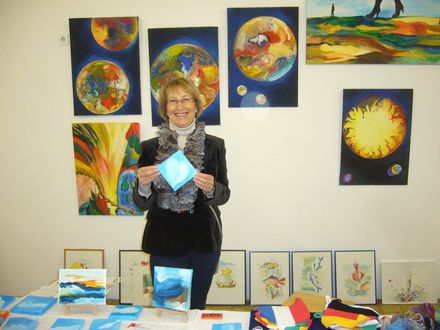 Vernissage zur Bilderausstellung von Elisabeth Kleineheismann