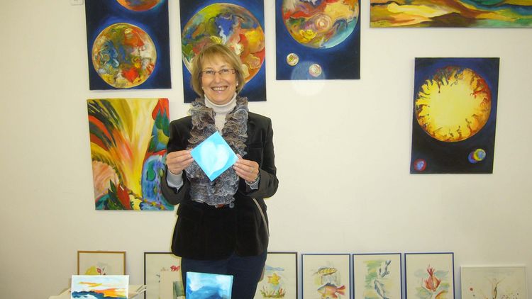 Vernissage zur Bilderausstellung von Elisabeth Kleineheismann