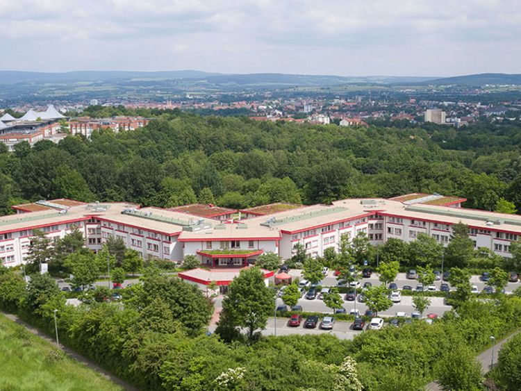 Luftaufnahme Reha-Zentrum Roter Hügel 