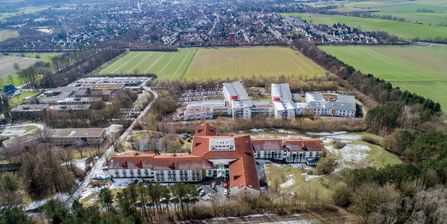 Luftaufnahmen der Deister Weser Kliniken in Bad Münder