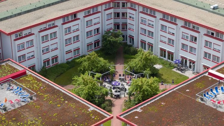 Rehazentrum von oben MEDICLIN Reha-Zentrum Roter Hügel