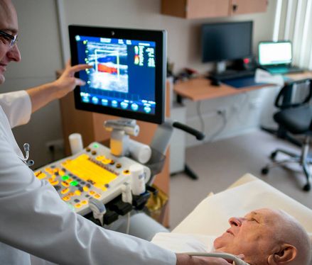 Ultraschall der Gefäße