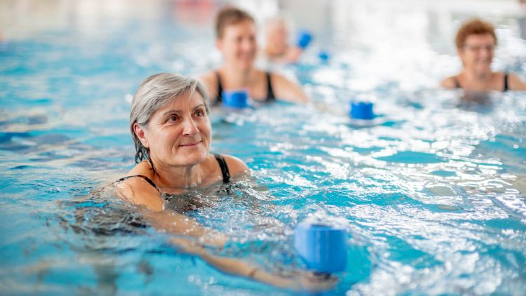 Wassergymnastik Reha für pflegende Angehoerige