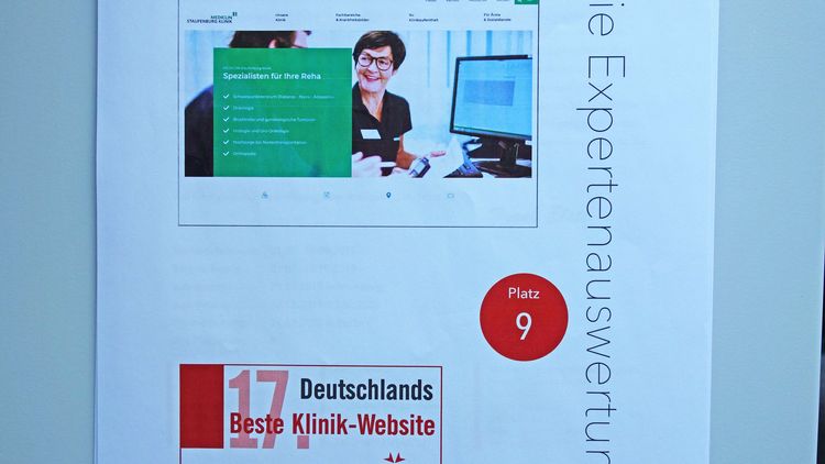 MEDICLIN Staufenburg Klinik: Webseite unter den zehn besten Deutschlands