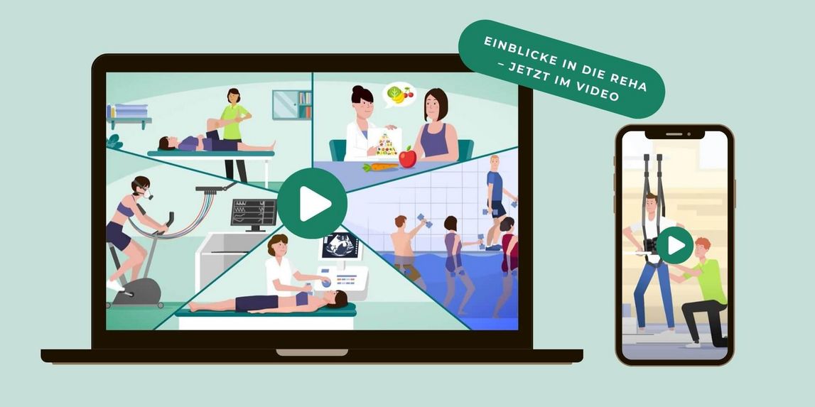 Reha-Szene Screen Ipad und Handy