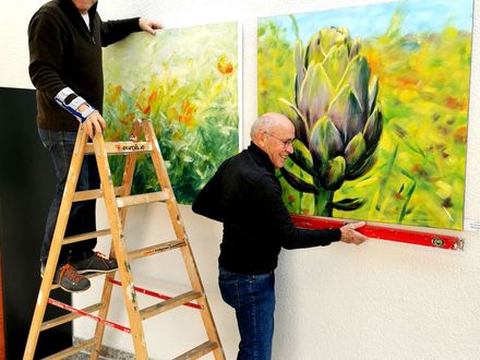 Tom Wilhelm aus Lahr-Sulz setzt mit seinen Werken bewusst auf positive Stimmung