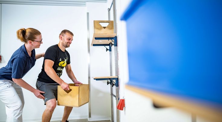 Hebeübung bei Ergotherapie