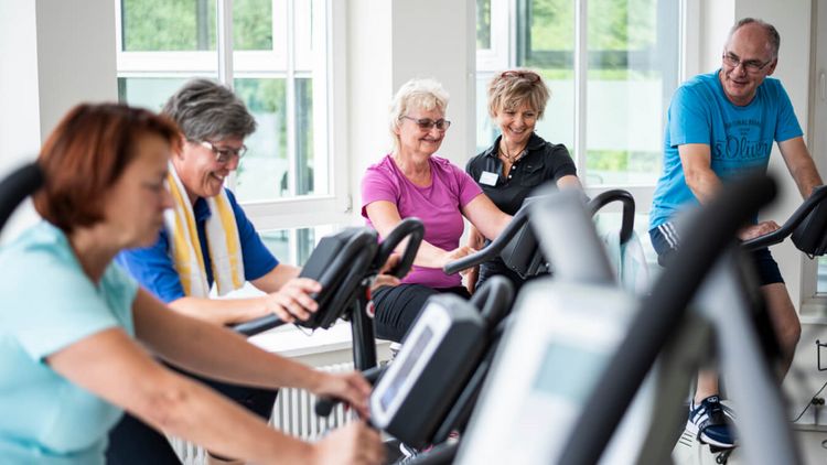 Reha nach Herzinfarkt: Ergometer-Training