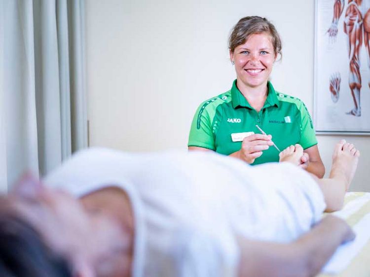 Physiotherapeutin