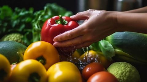 Diverses Gemüse: Paprika, Tomaten