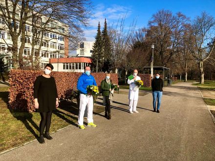 Dreifaches Jubiläum in der MEDICLIN Kraichgau-Klinik - Chefarzt Dr. Trunzer am längsten dabei