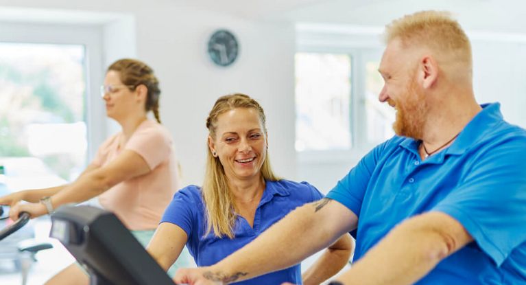 MEDICLIN Staufenburg Klinik Auf dem Ergometer