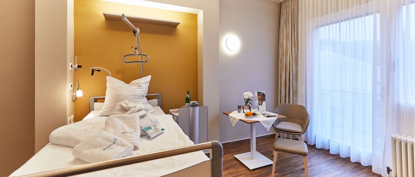 Modernes Privita Wahlleistungszimmer der MEDICLIN