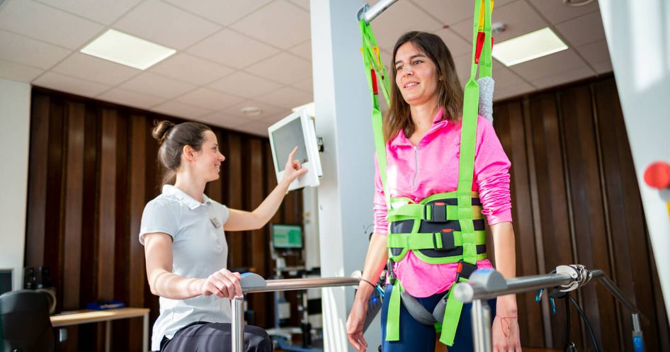 Gangtrainer stationäre Reha