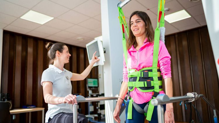 Gangtrainer stationäre Reha