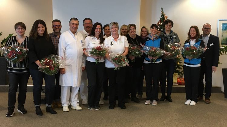 Ehrungen langjähriger Mitarbeiter am MEDICLIN Reha-Zentrum Bad Orb
