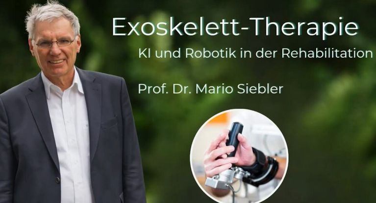 Interview Prof. Mario Siebler über das Exoskelett Interview Prof. Mario Siebler über das Exoskelett