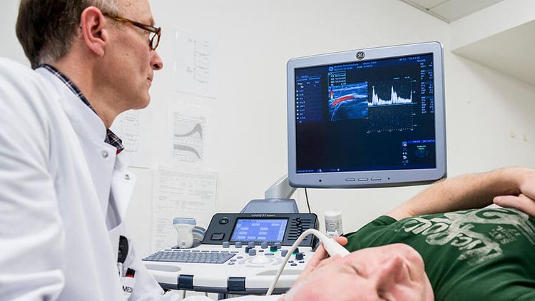 Ultraschall der Gefäße