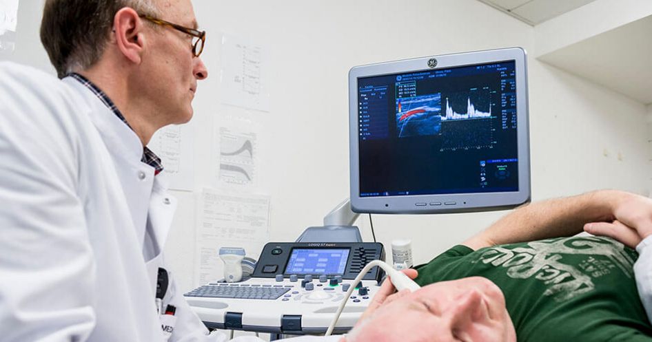 Ultraschall der Gefäße