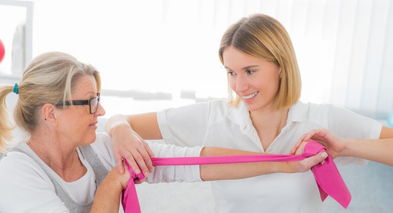Physiotherapie mit Flexband