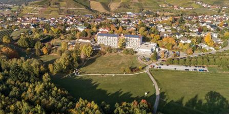 Luftaufnahme der MEDICLIN Staufenburg Klinik in Durbach