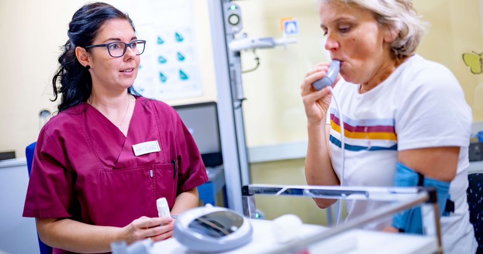 Lungenfunktionstest bei Atemnot