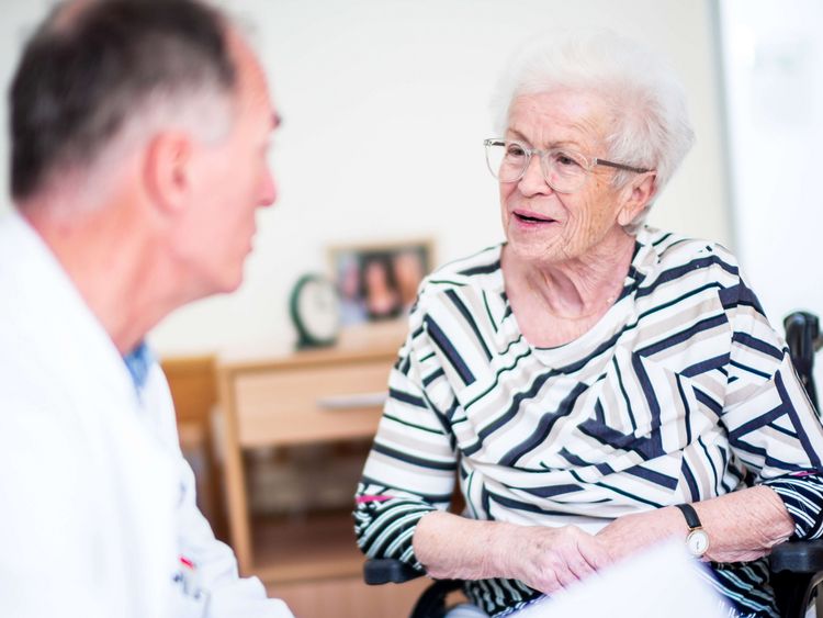 Arztgespräch Geriatrie 